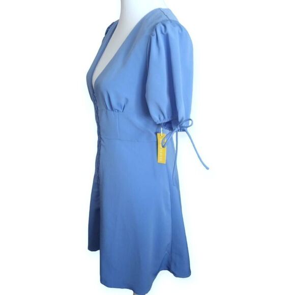 FOREVER 21 PERIWINKLE DRESS SZ.L NWT - Picture 7 of 11